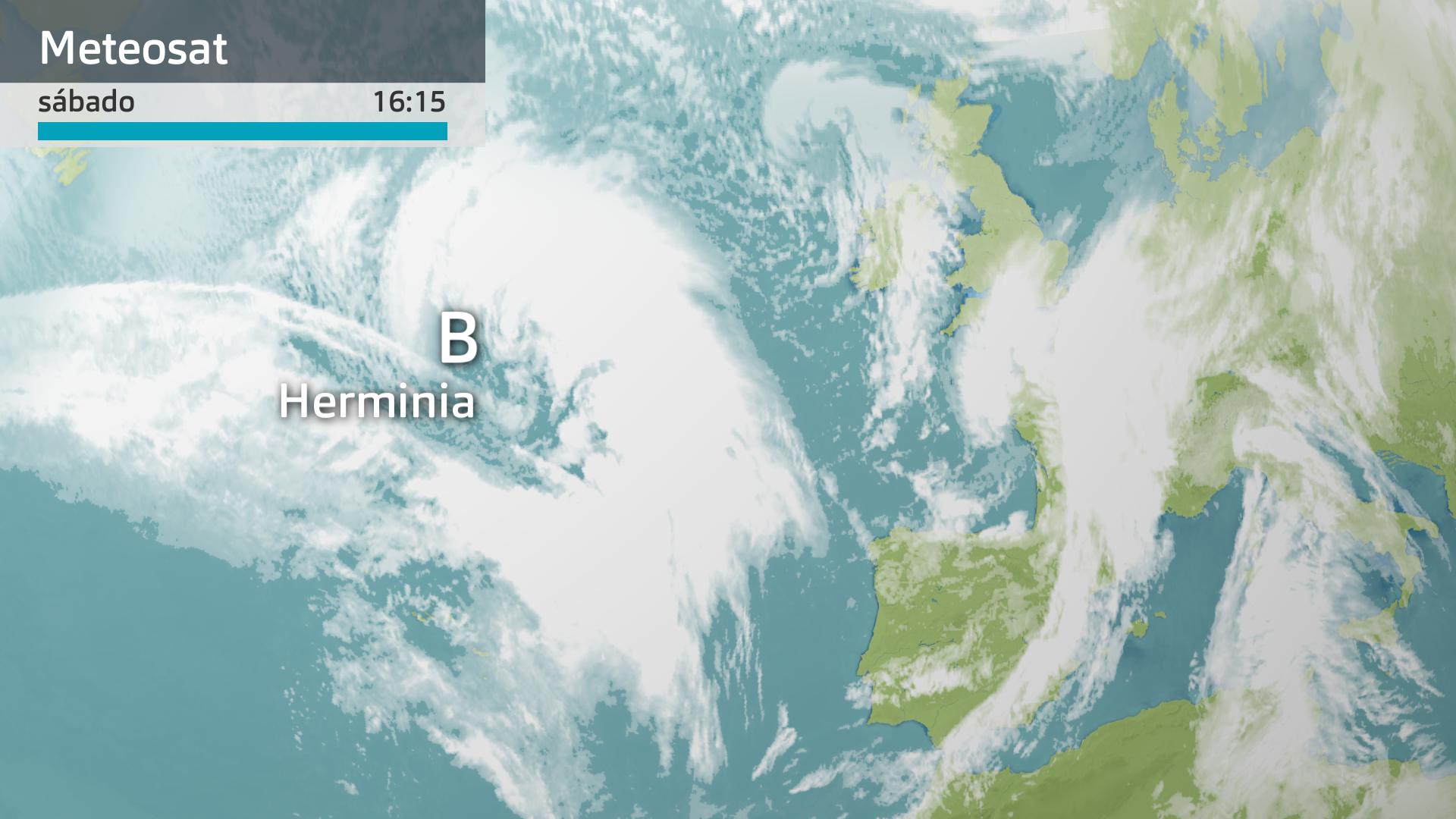 Imagen del Meteosat a las 16:15 horas