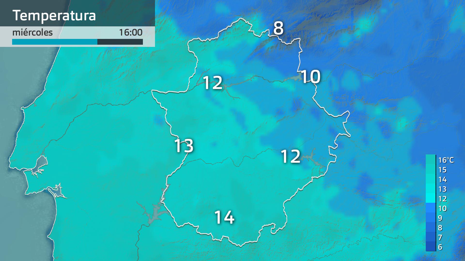 Temperatura máxima prevista