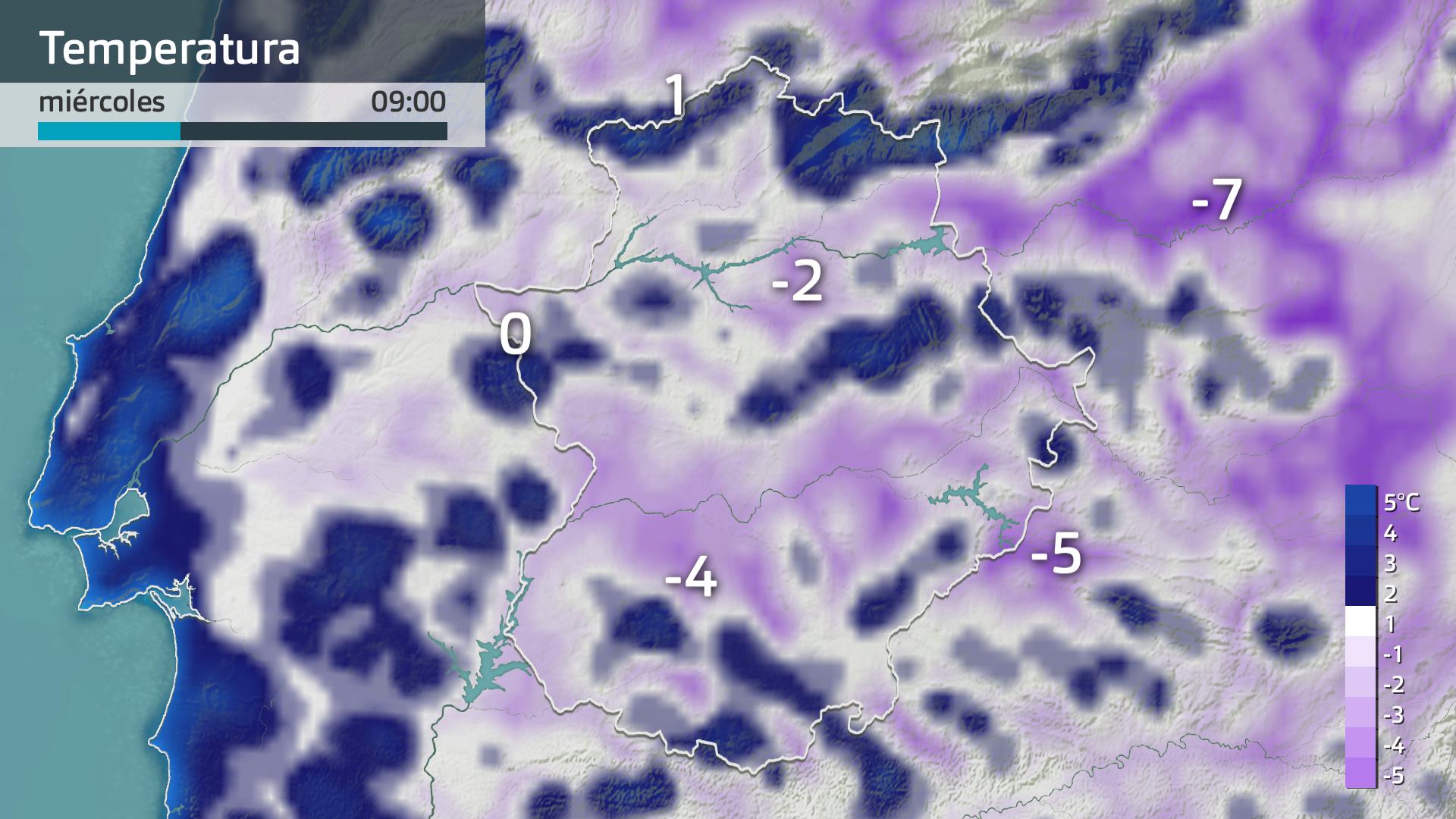 Temperatura mínima prevista