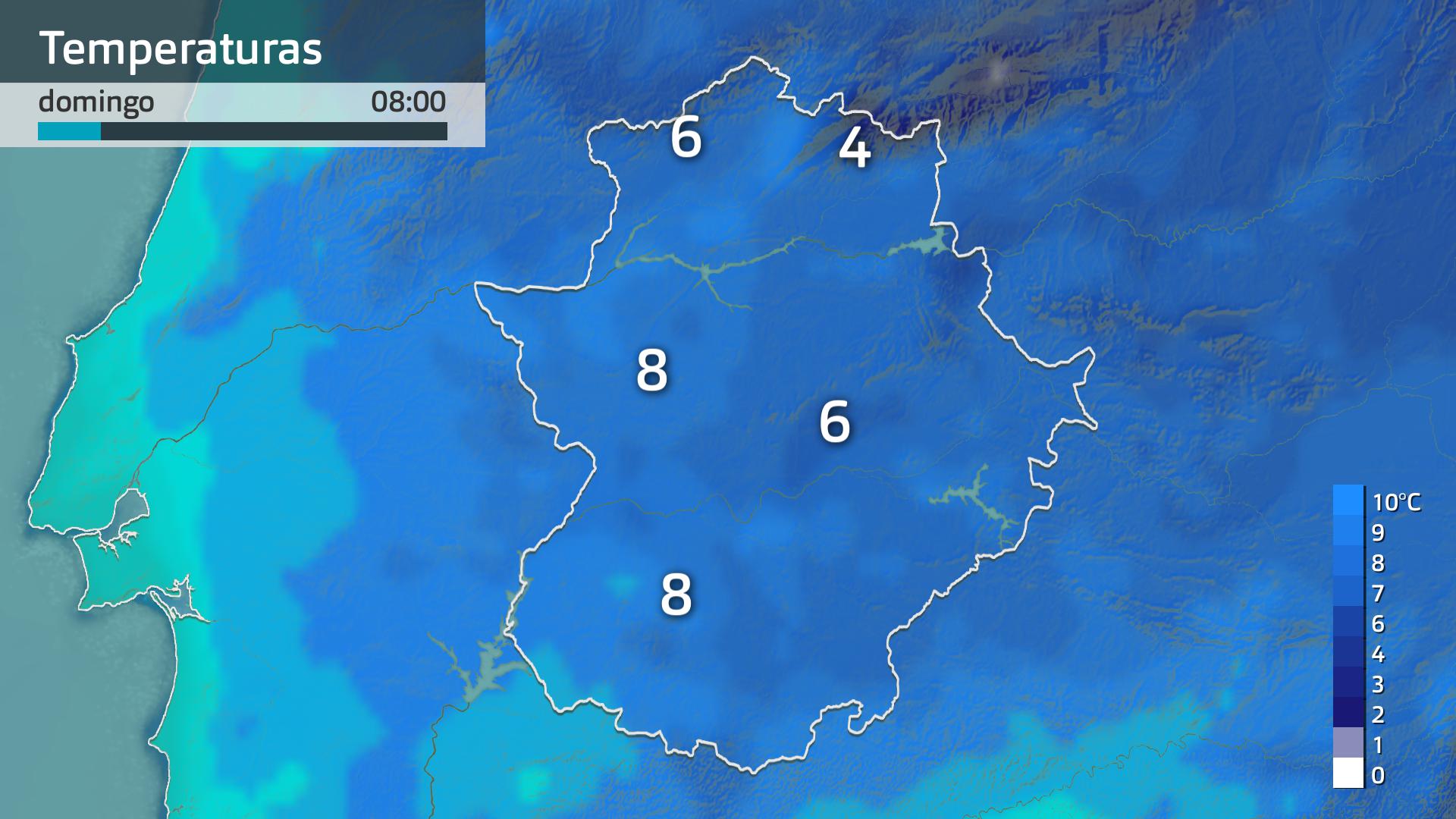 Temperatura mínima prevista