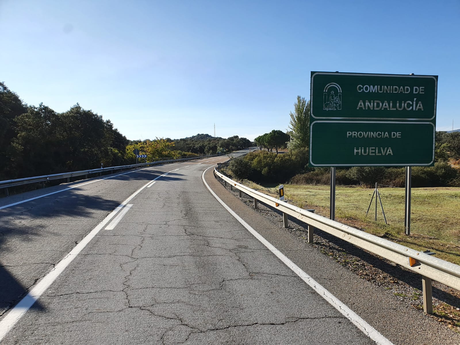 Frontera con Huelva, esta mañana