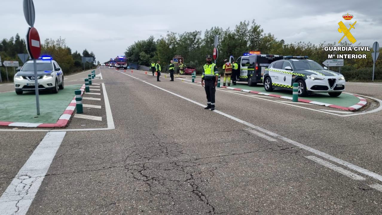 Accidente en el cruce de La Fatela