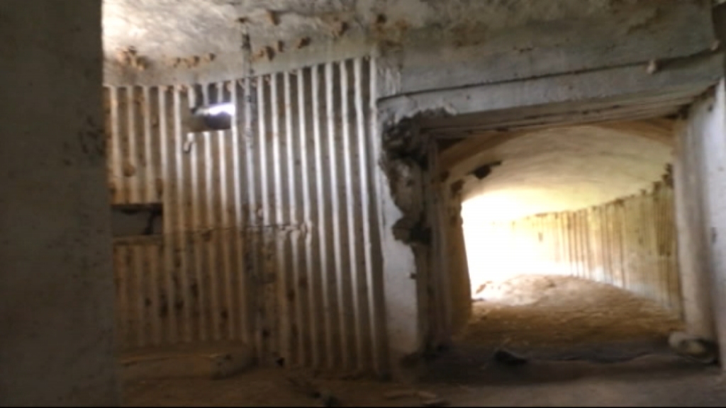 Interior del búnker del Zújar 