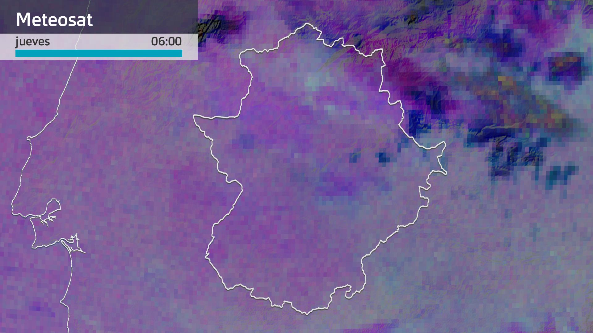 Imagen del Meteosat jueves 21 de noviembre 6 h.