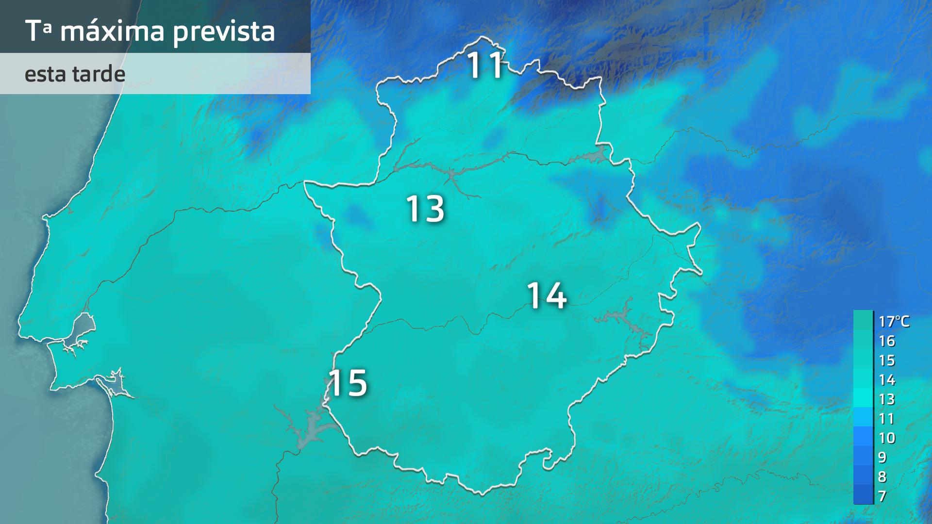 Temperatura máxima prevista para hoy lunes 30 de diciembre