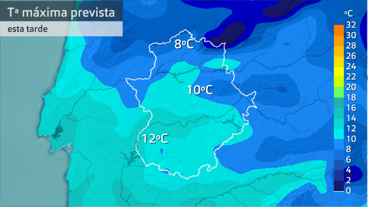 Temperatura máxima prevista para hoy viernes 22 de enero