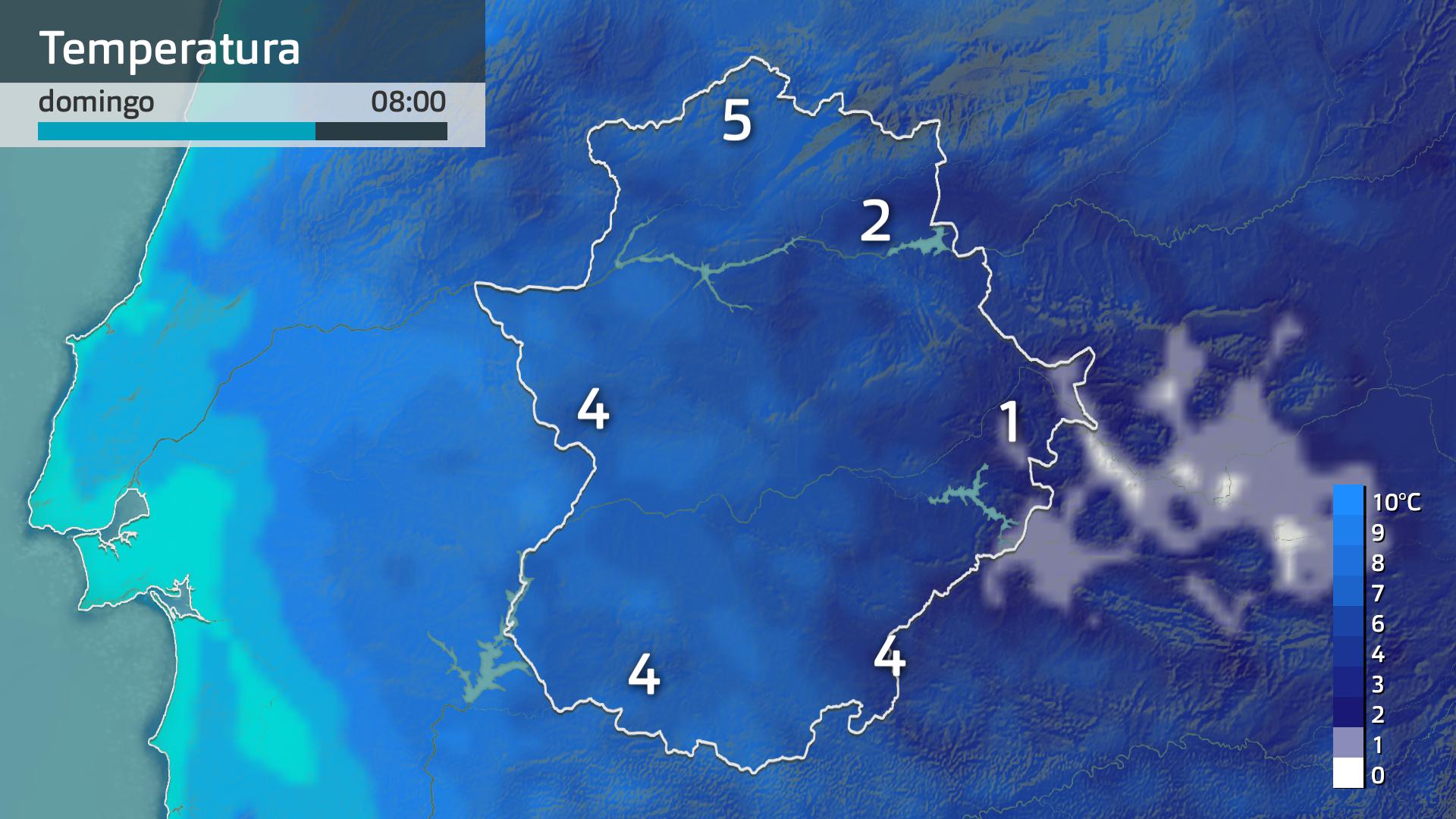 Temperatura mínima prevista