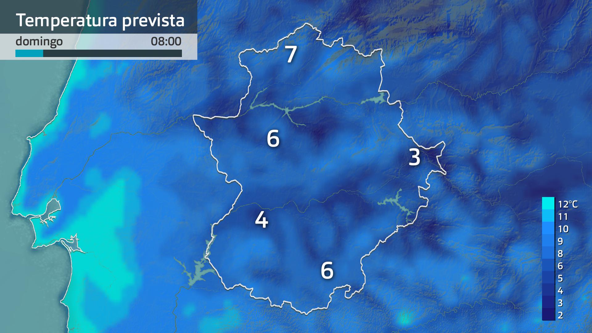 Temperatura mínima prevista