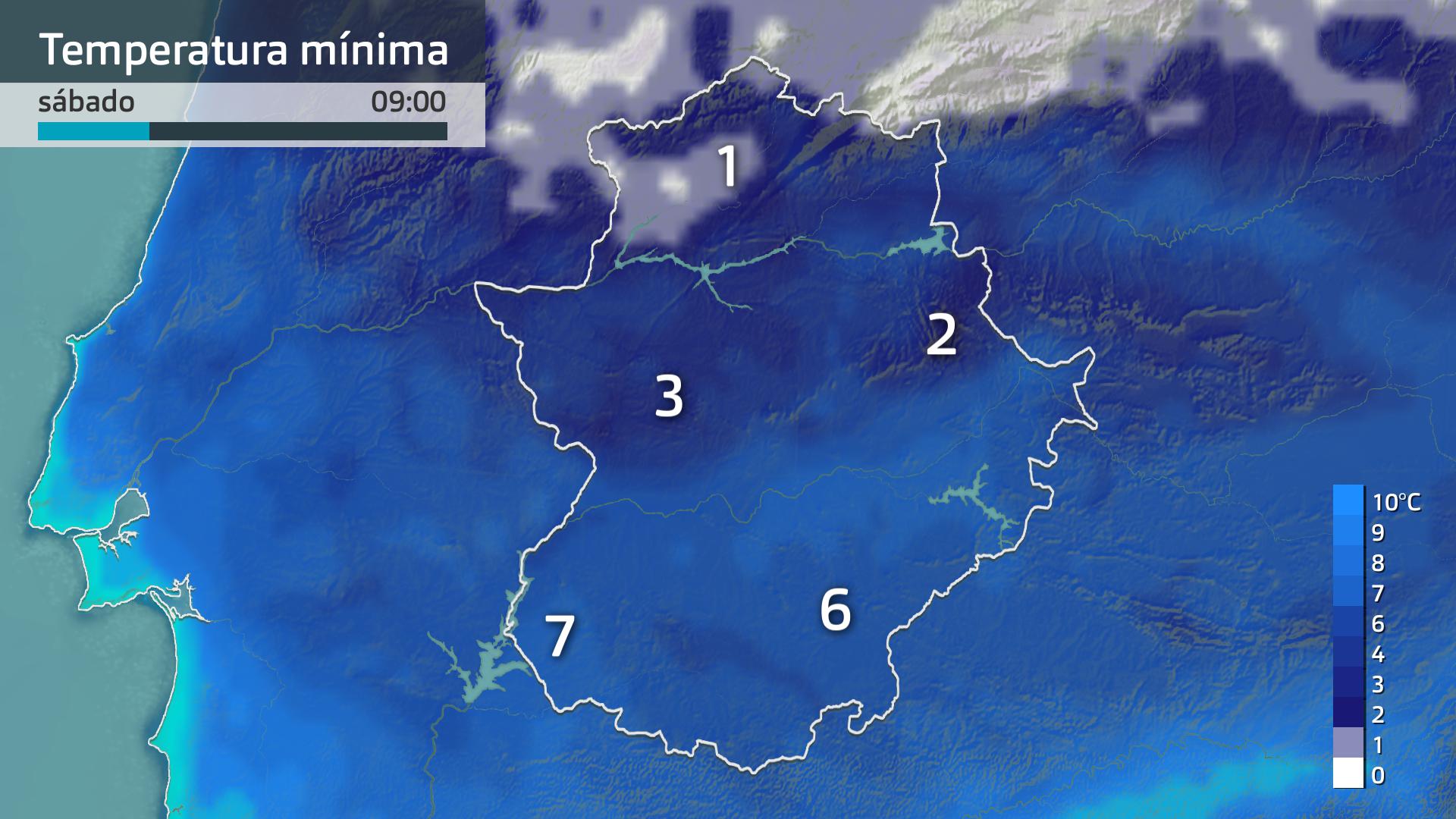 Temperatura mínima prevista