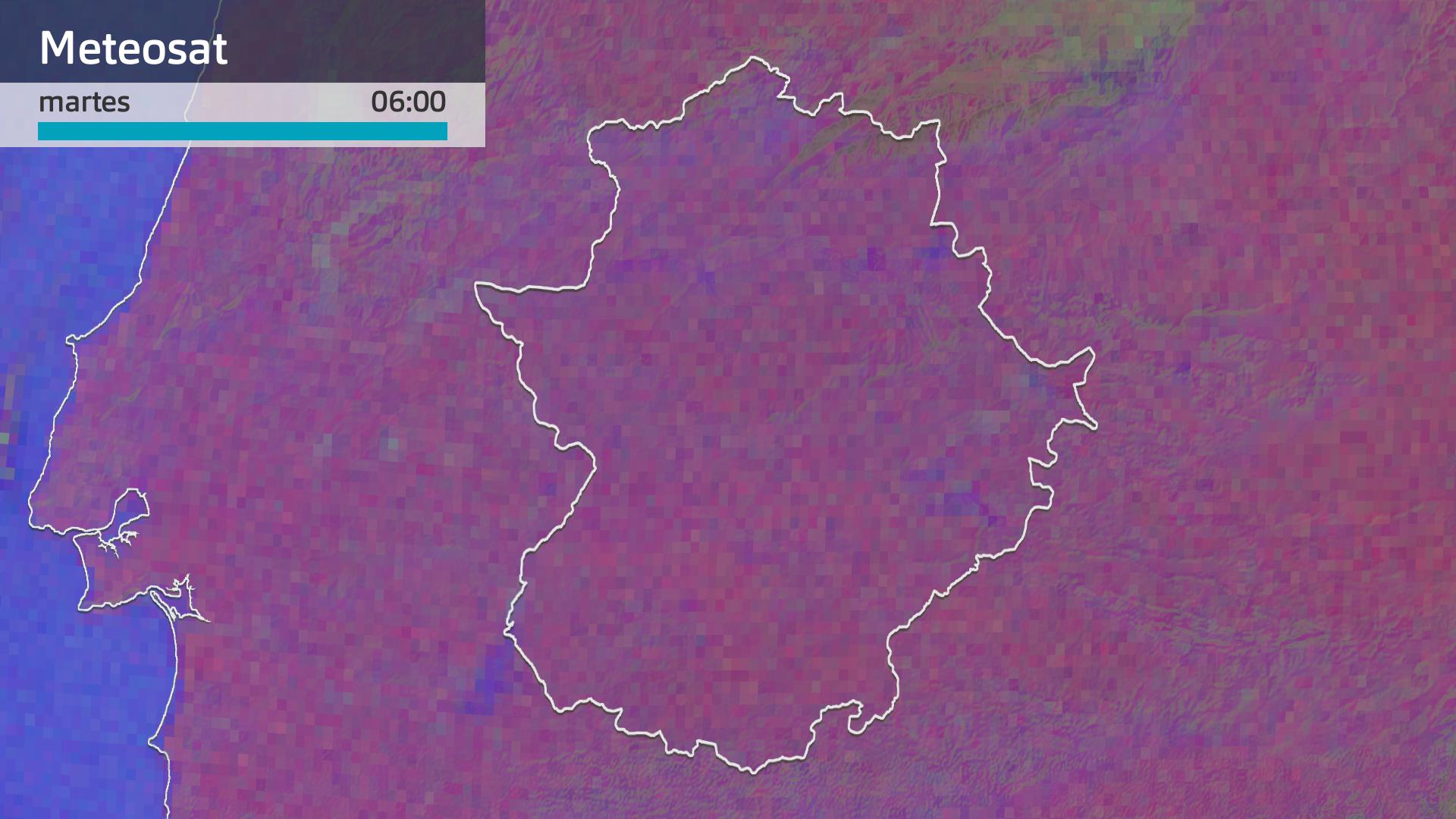 Imagen del Meteosat martes 10 de diciembre 6 h.