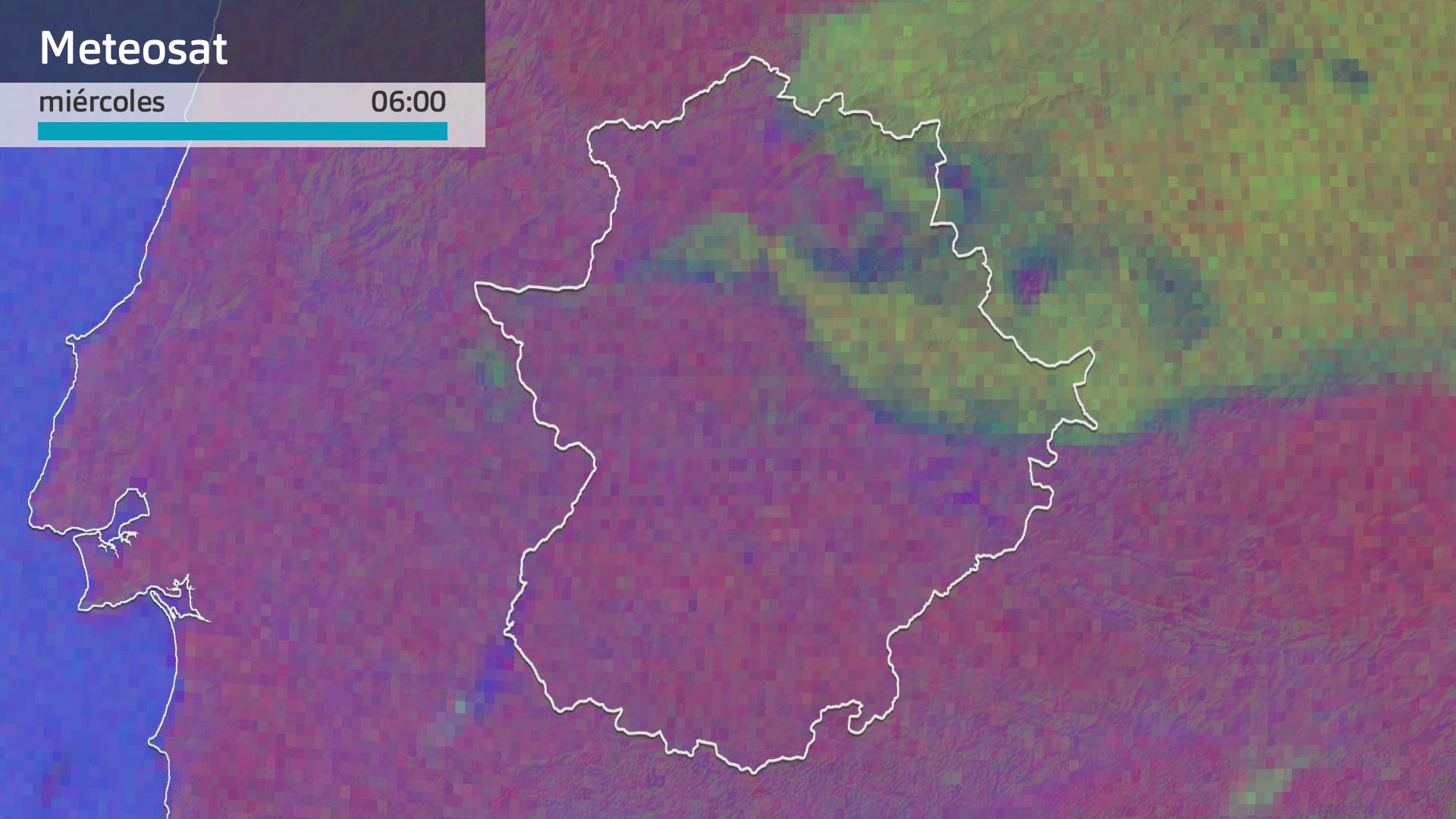 Imagen del Meteosat miércoles 11 de diciembre 6 h.