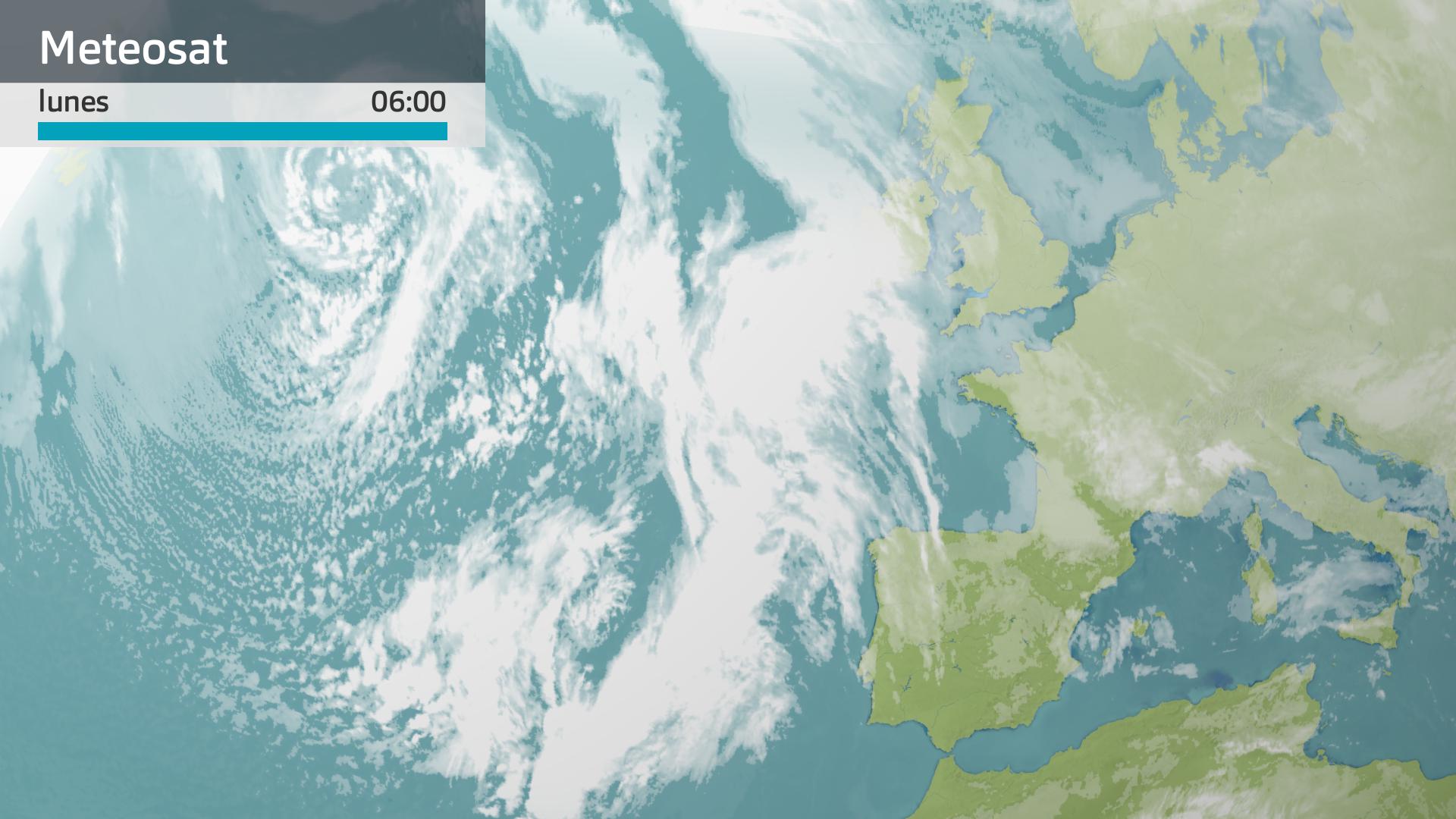 Imagen del Meteosat lunes 17 de febrero 6 h.