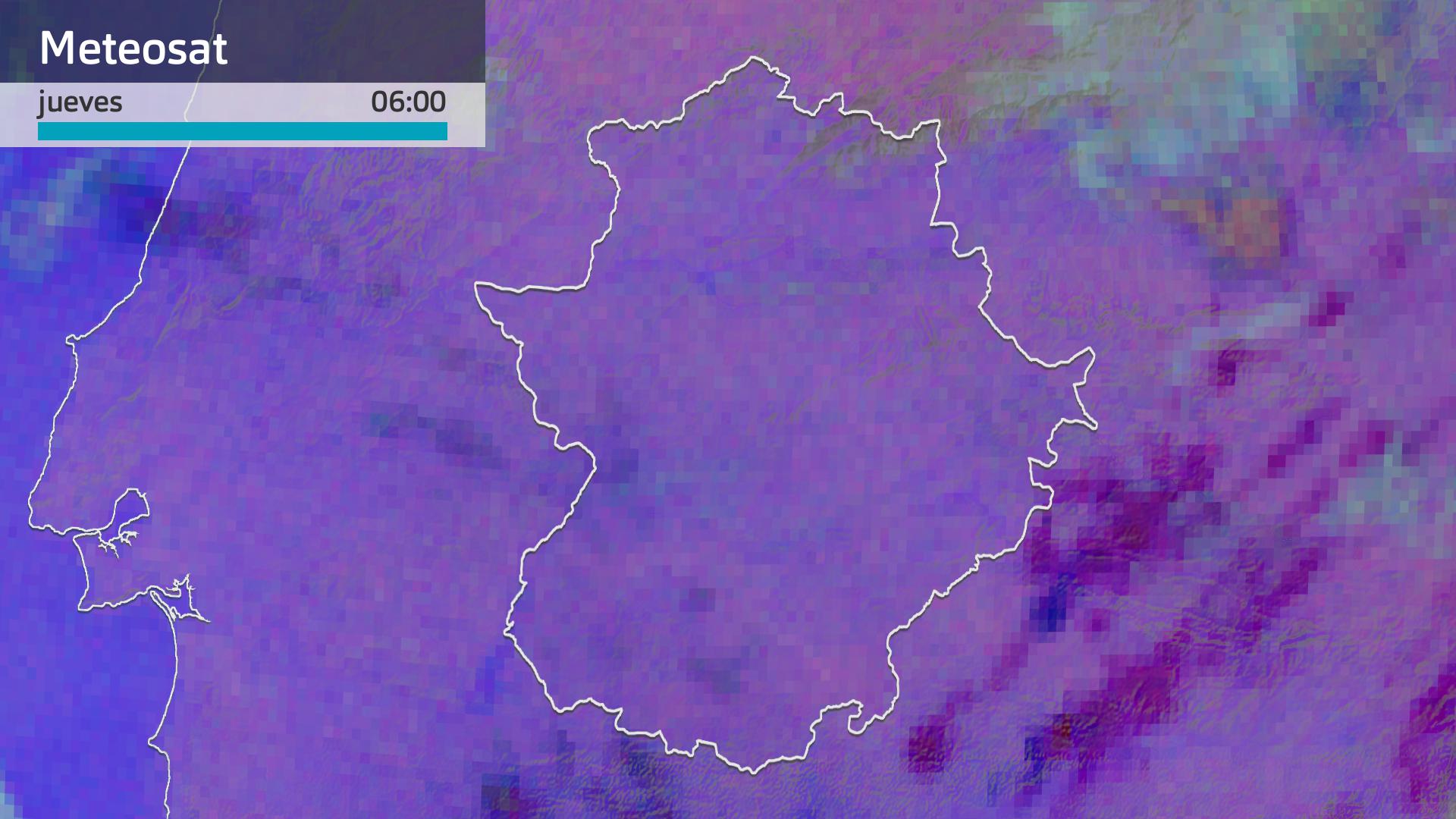 Imagen del Meteosat jueves 24 de octubre 6 h.