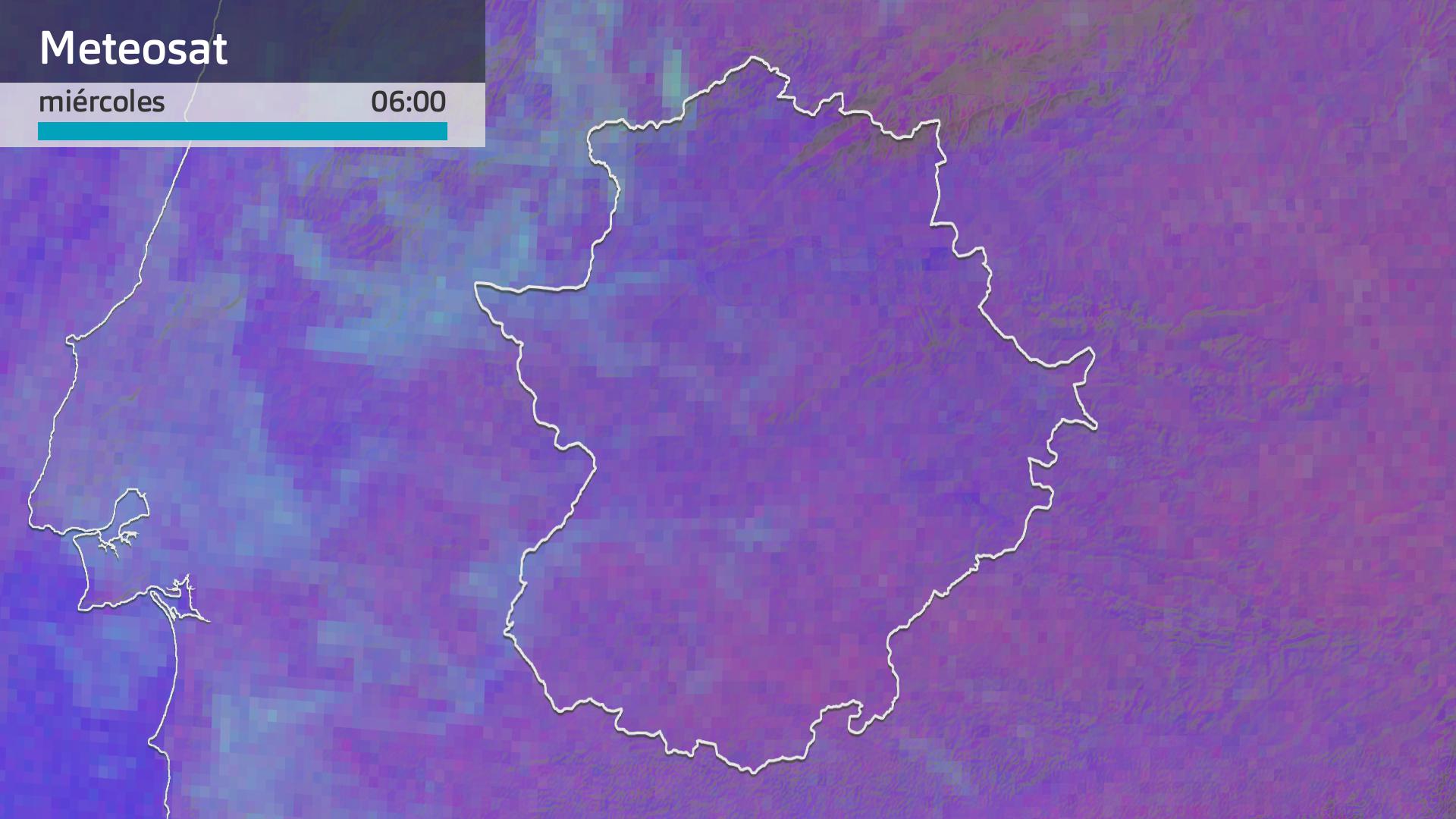 Imagen del Meteosat miércoles 6 de noviembre 6 h.