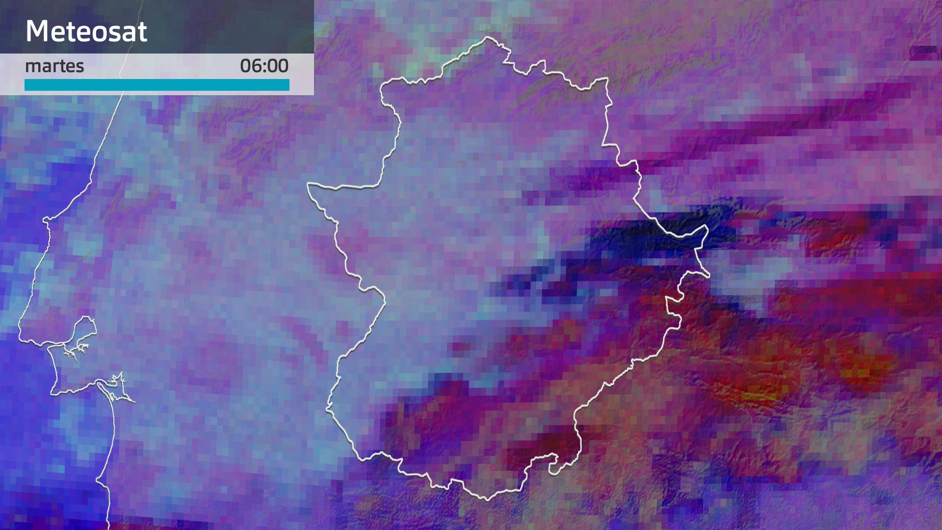 Imagen del Meteosat martes 19 de noviembre 6 h.