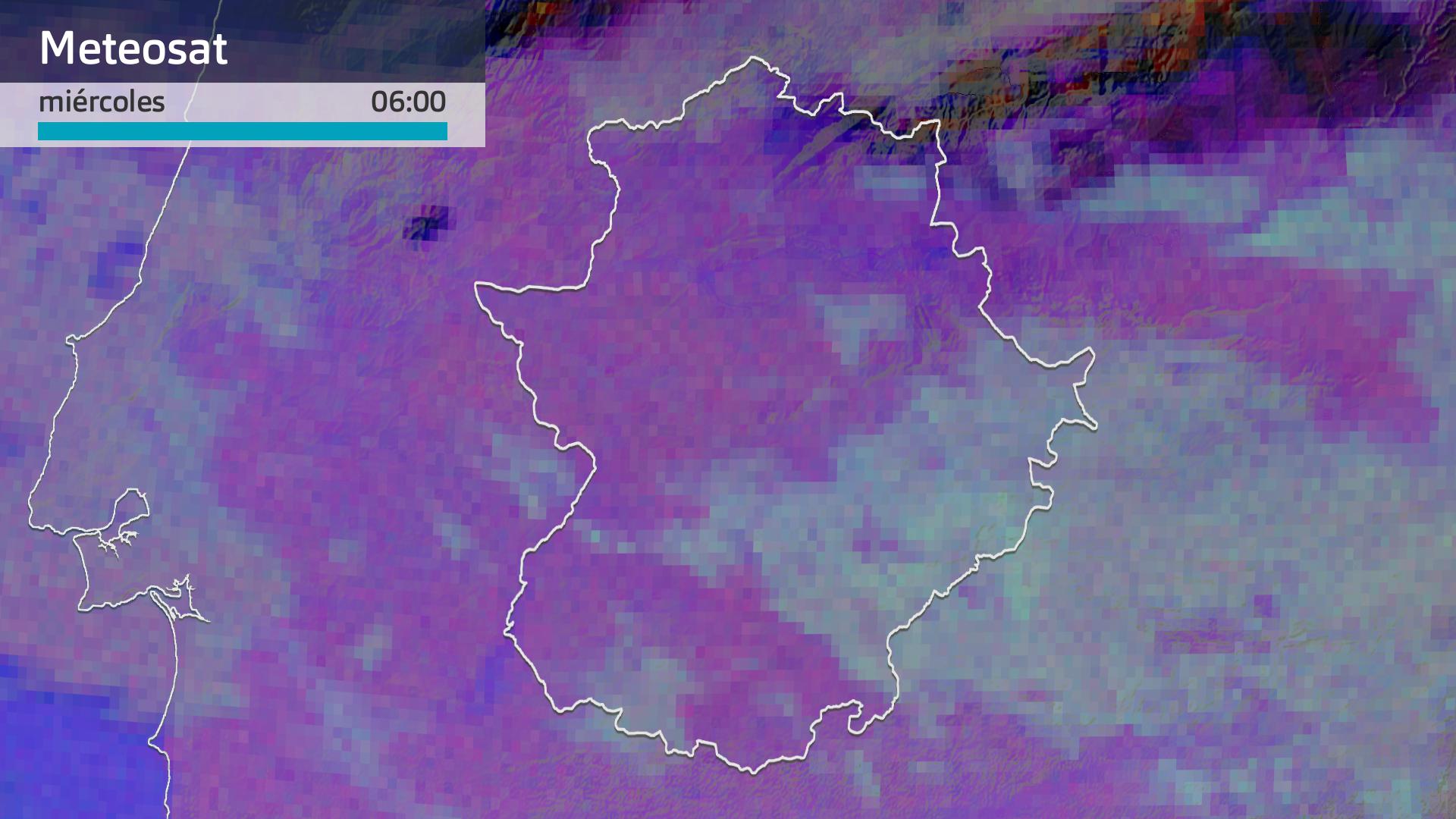 Imagen del Meteosat miércoles 20 de noviembre 6 h.