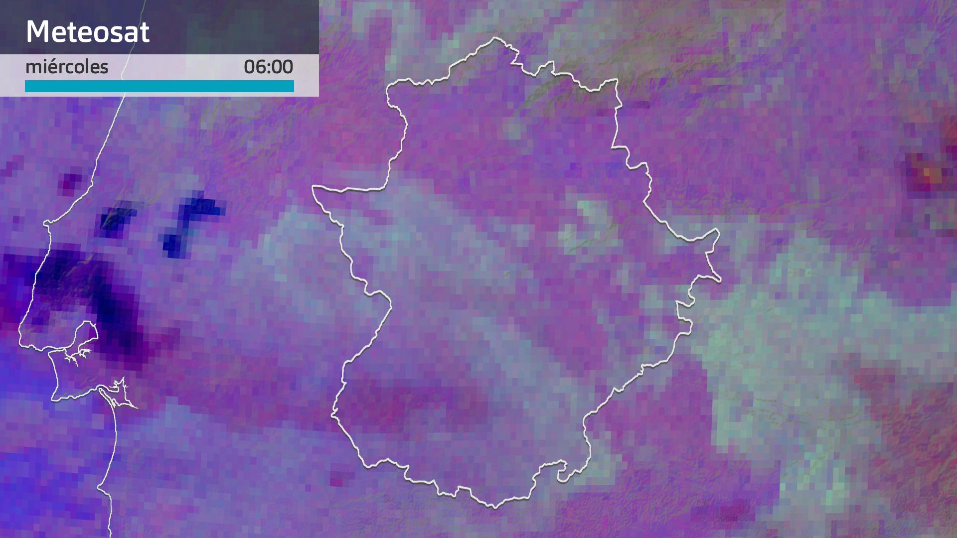 Imagen del Meteosat miércoles 4 de diciembre 6 h.