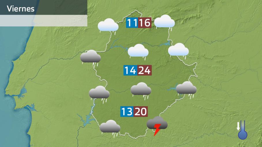 Mapa de previsión 11 de octubre