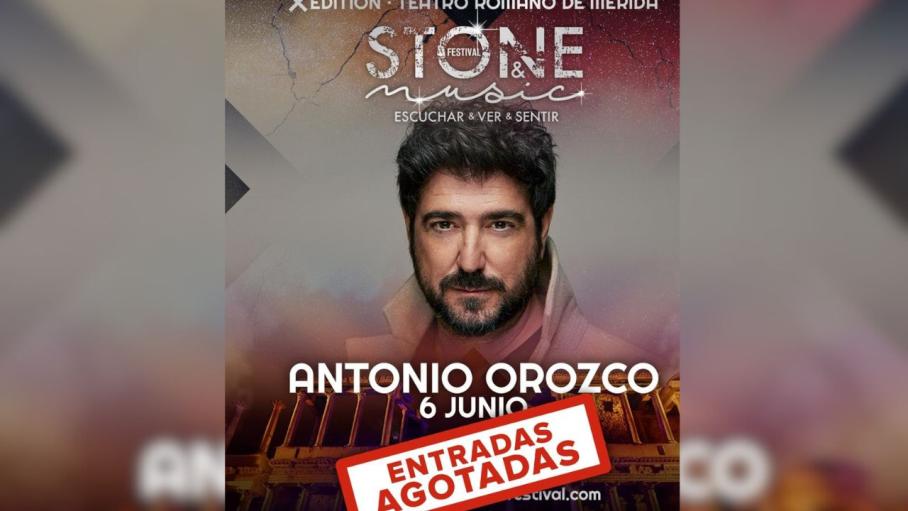 Antonio Orozco en el Stone&Music