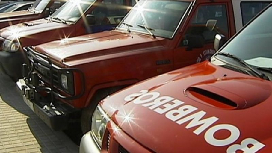 Vehículos del parque de bomberos de Almendralejo | Archivo