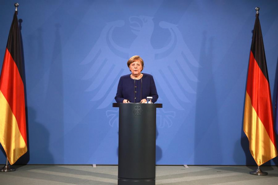 Comparecencia de la canciller Angela Merkel