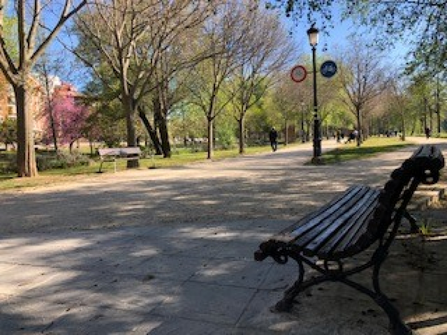 Parque de La Isla en Plasencia.