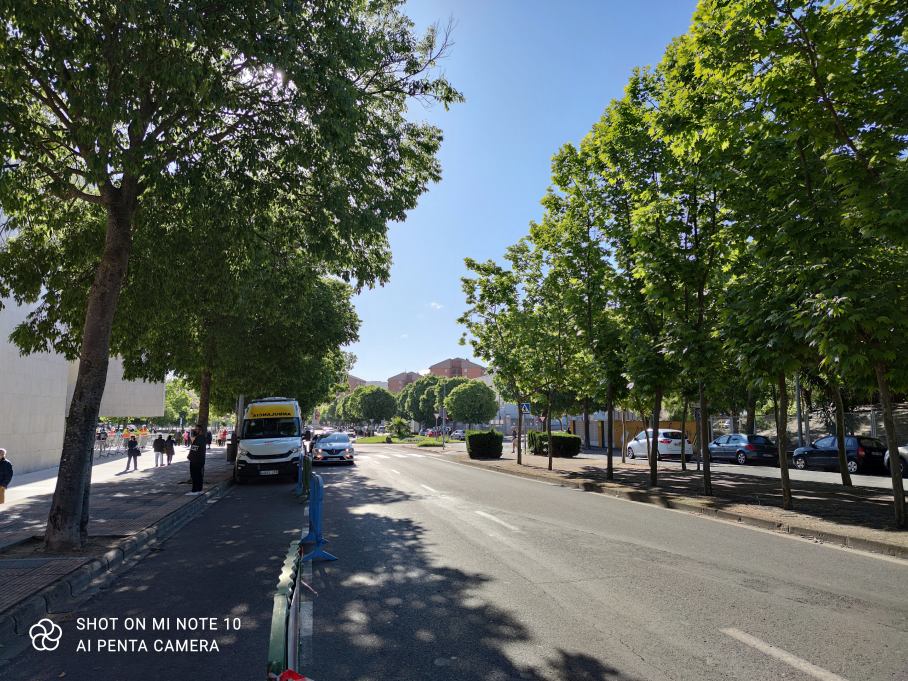 Imagen de la Avenida de la Hispanidad, en Cáceres