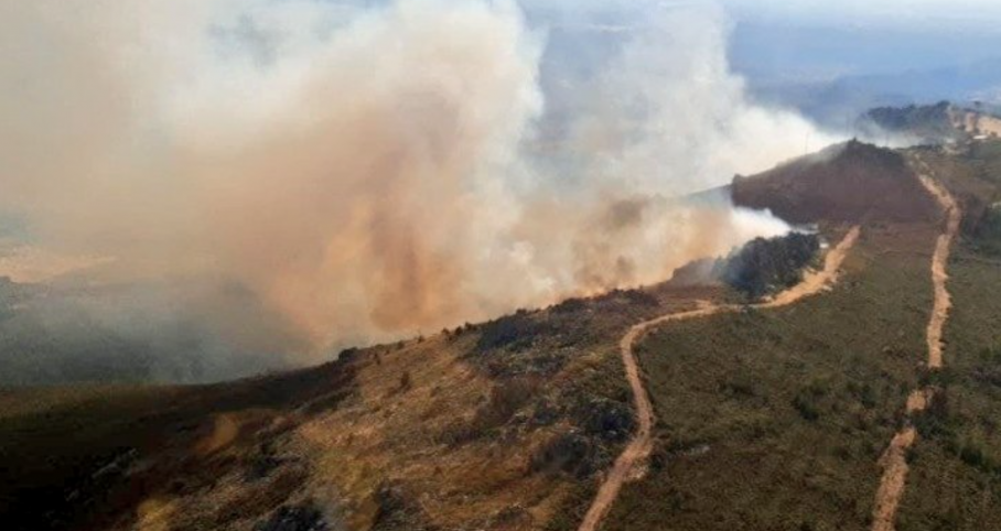 Incendio en Cañaveral