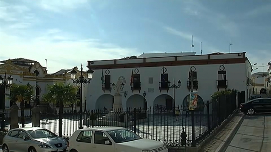 Plaza de España de Barcarrota.