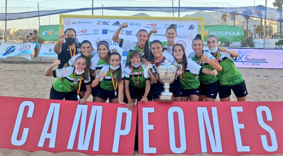 El equipo ha ganado la primera Supercopa de España de Fútbol Playa