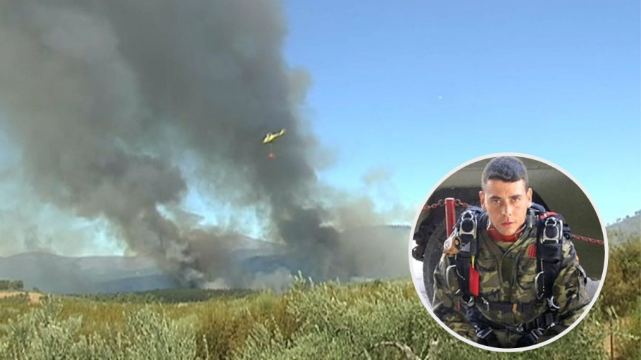 Alberto Guisado, cabo de la Unidad Militar de Emergencias, fallecía en los incendios de Sierra de Gata en 2012