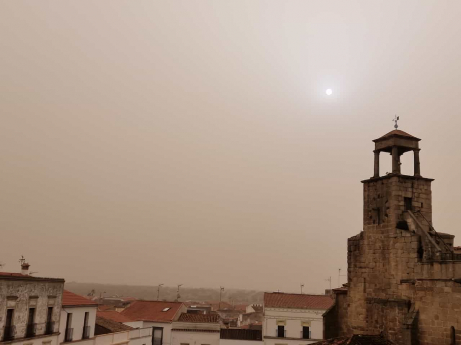 Imagen de Arroyo de la Luz esta mañana