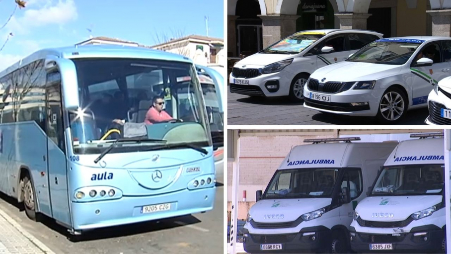 Autobús, taxis y ambulancias, transportes de viajeros por carretera