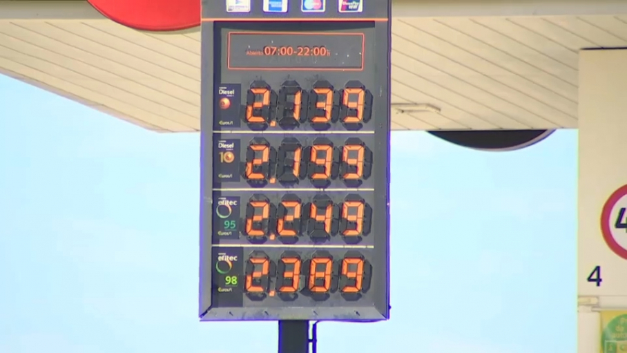 Precios hoy en una gasolinera extremeña