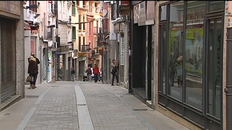 Calle Talavera, en Plasencia