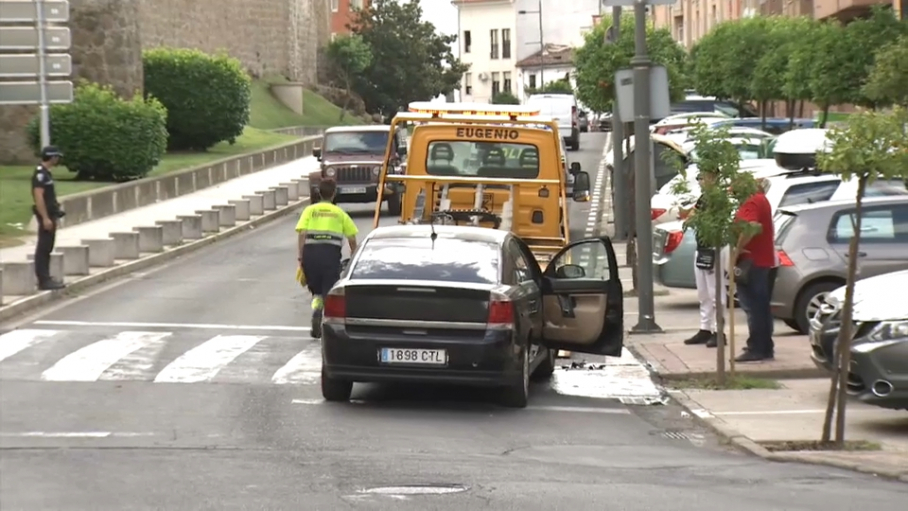 Choque de coches en Plasencia