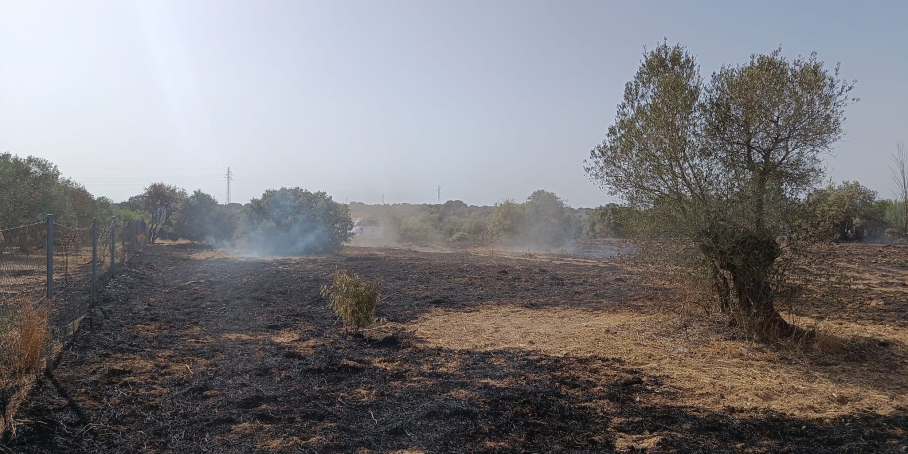 Incendio en Badajoz