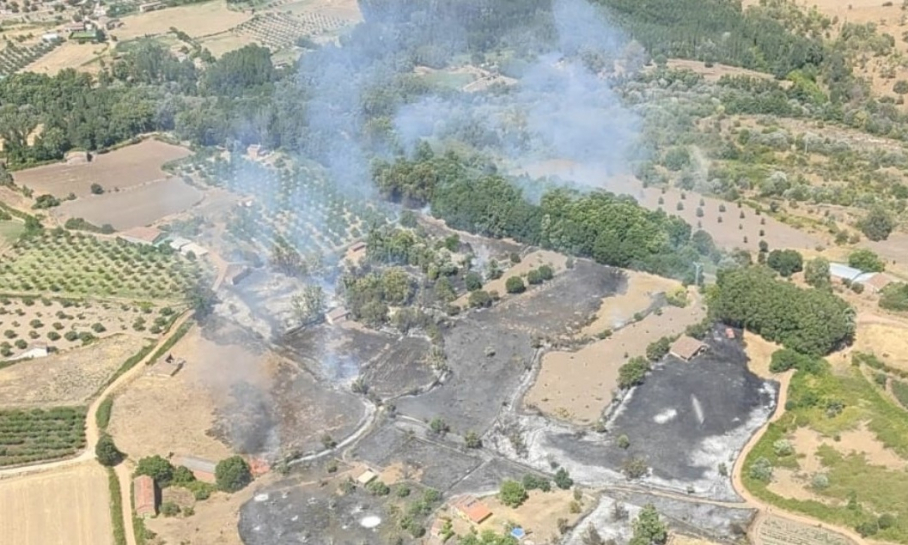 Incendio Villanueva de la Vera