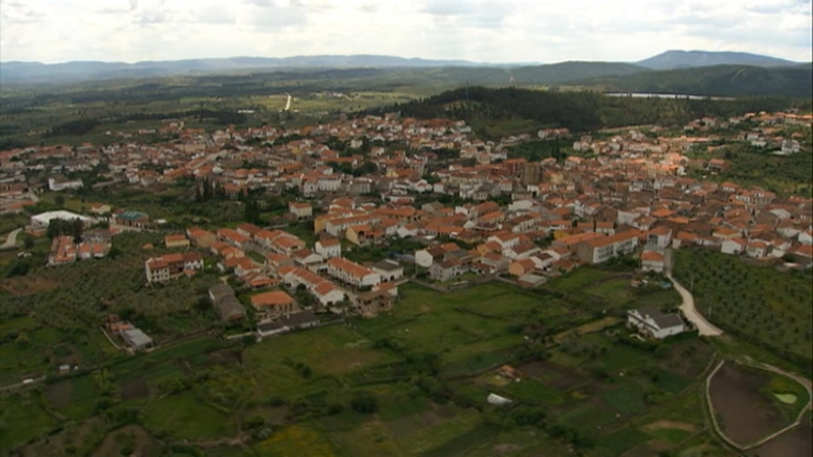 Vista aérea de Valverde del Fresno