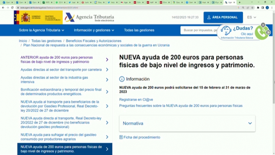 Ayuda 200 euros