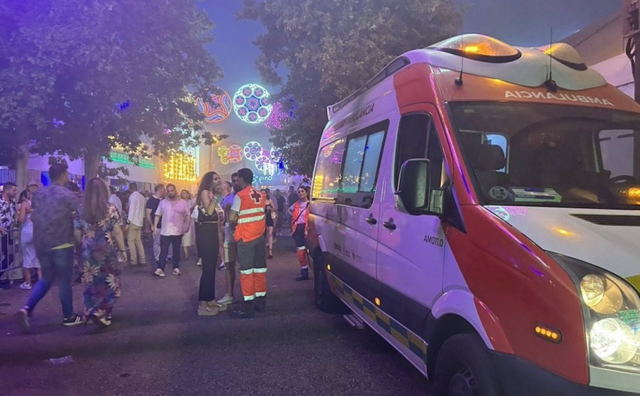 Cruz Roja en fiestas de San Juan de Badajoz