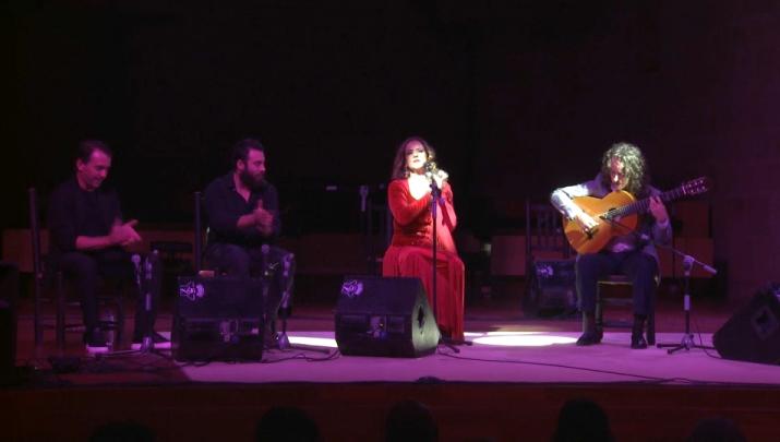 Esther Merino en el Festival Flamenco de Cáceres