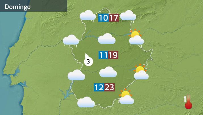 Mapa de previsión del domingo 24 de noviembre