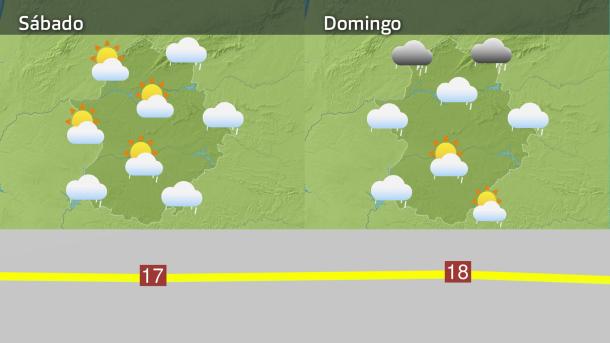 Mapa de previsión del 25 y 26 de enero