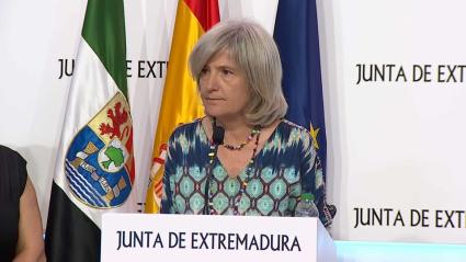 Victoria Bazaga, portavoz de la Junta de Extremadura