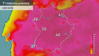 Temperatura máxima prevista para hoy viernes 5 de julio