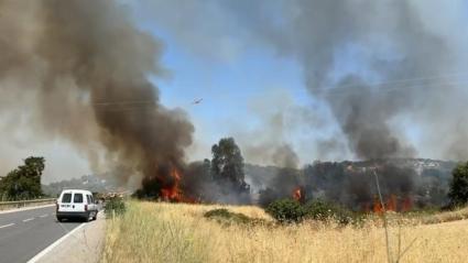 Incendio en Zafra