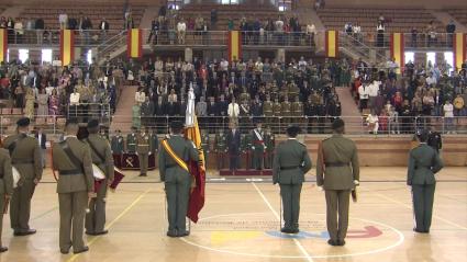 Acto en La Granadilla en honor de la patrona de la Guardia Civil