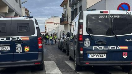 Operación policial en Almendralejo