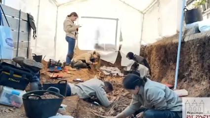 Exhumación de represaliados en Segura de León